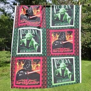 2005 star wars 3 pillow panels fabric